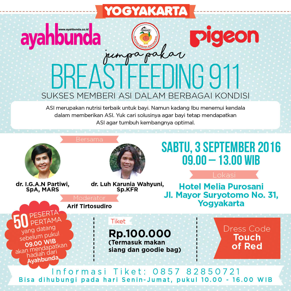 Sukses Memberi ASI di Berbagai Kondisi - Yogyakarta