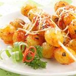 Kentang Bakar Saus Bbq