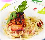 Fettucini Grilled Salmon 