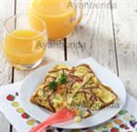 Omelet Kentang Daging Asap 