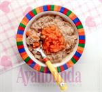 Bubur Beras Merah dan Pepaya