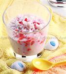 Puding Nasi Stroberi