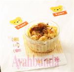 Puding Roti Apel