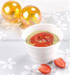 Puding Avokad Stroberi